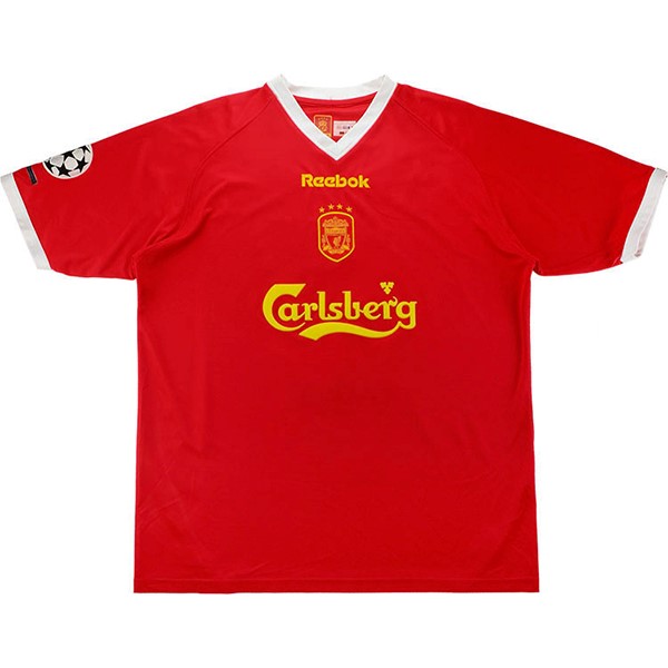 Tailandia Camiseta Liverpool 1st Retro 2001 2003 Rojo
